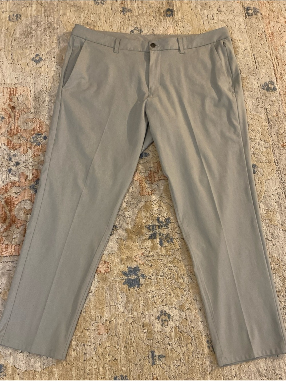 Lululemon ABC Commission Pants Mens 40x29 Gray Chino Straight Leg Stretch Tech